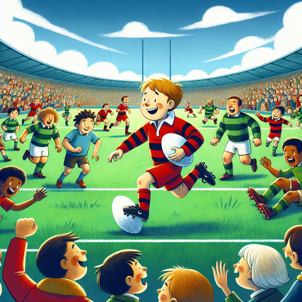 Generate audio story with fabul.io : The Rugby Adventure of Little Timmy