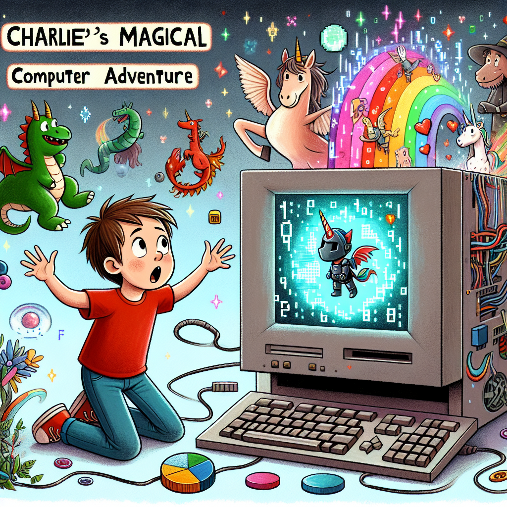 Generate audio story with fabul.io : Charlie's Magical Computer Adventure