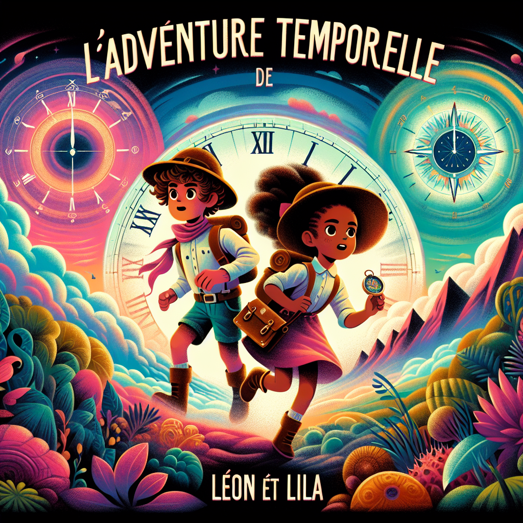 Generate audio story with fabul.io : L'aventure temporelle de Léon et Lila