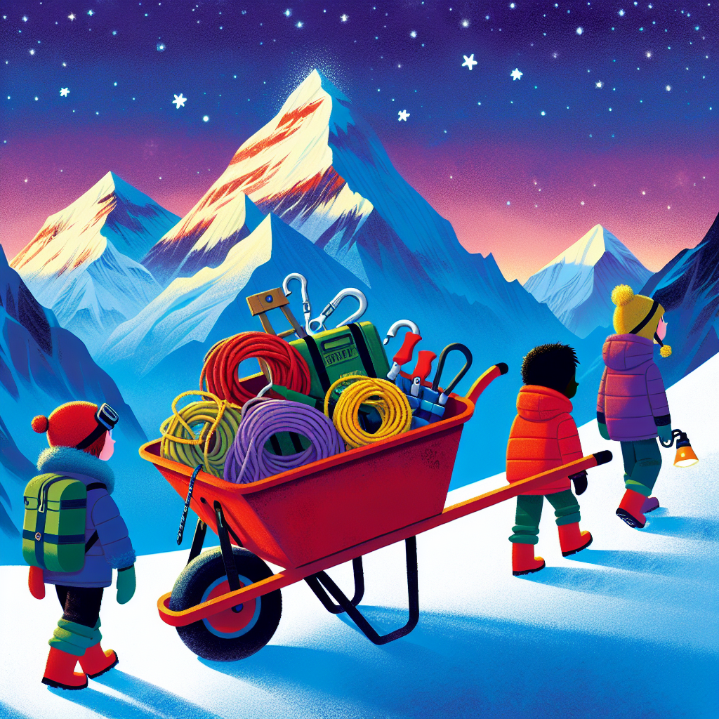 Generate audio story with fabul.io : The Wheelbarrow Adventure on Everest