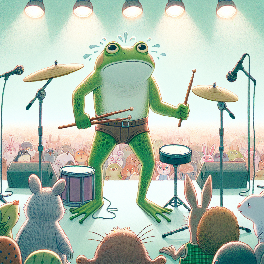 Generate audio story with fabul.io : Kermit and the Drumbeat Talent Show