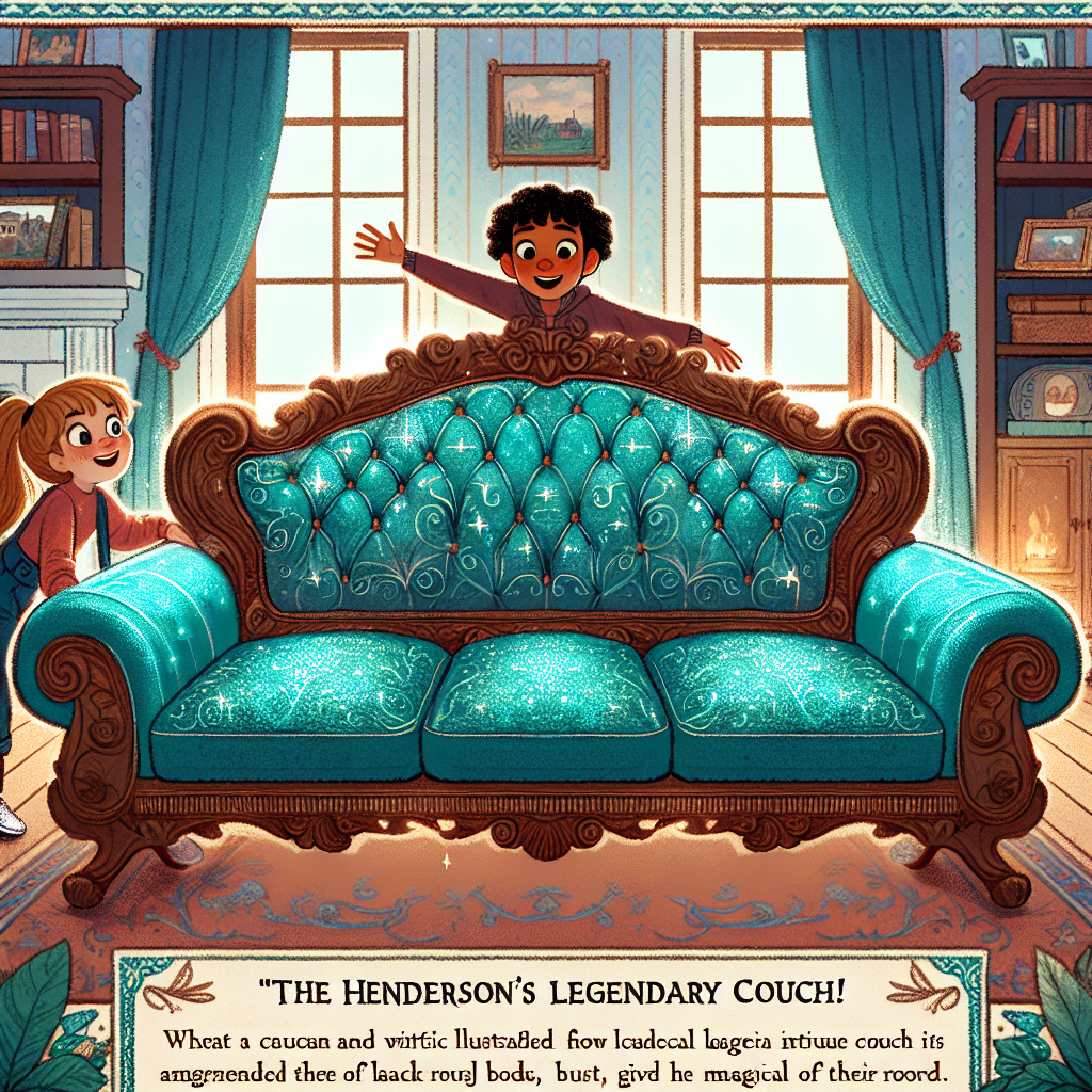 Generate audio story with fabul.io : The Henderson's Legendary Couch