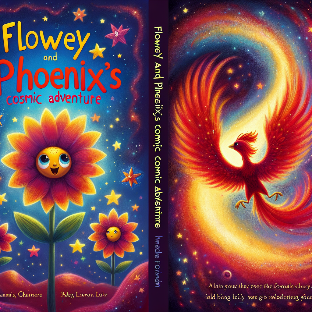 Generate audio story with fabul.io : Flowey and Phoenix's Cosmic Adventure