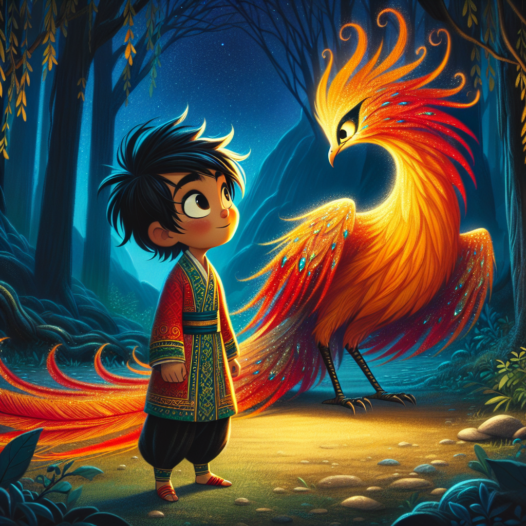 Generate audio story with fabul.io : Wander and the Gentle Phoenix