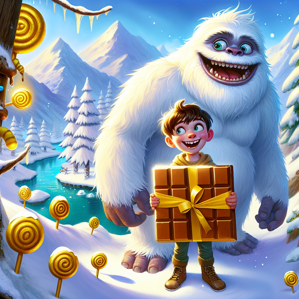 Generate audio story with fabul.io : Charlie and the Yeti's Chocolate Adventure