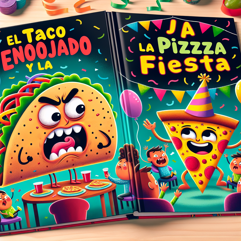 Generate audio story with fabul.io : El Taco Enojado y la Pizza Fiesta