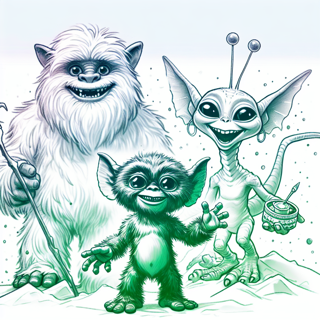 Generate audio story with fabul.io : The Yeti, the Gremlin, and the Friendly Alien
