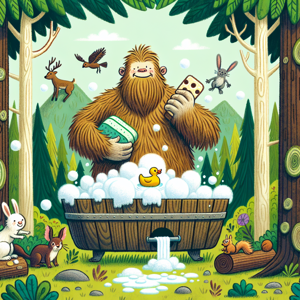 Generate audio story with fabul.io : Bath Time for Bigfoot