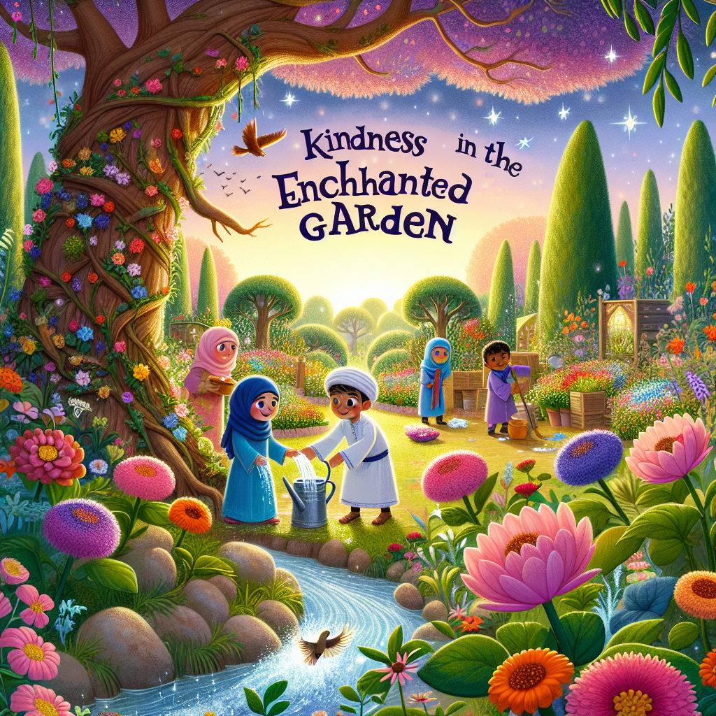 Generate audio story with fabul.io : Kindness in the Enchanted Garden