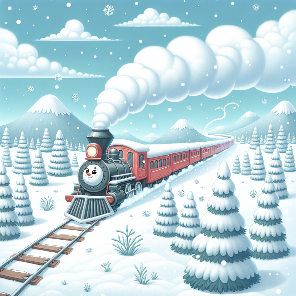 Generate audio story with fabul.io : The Snowy Train Ride