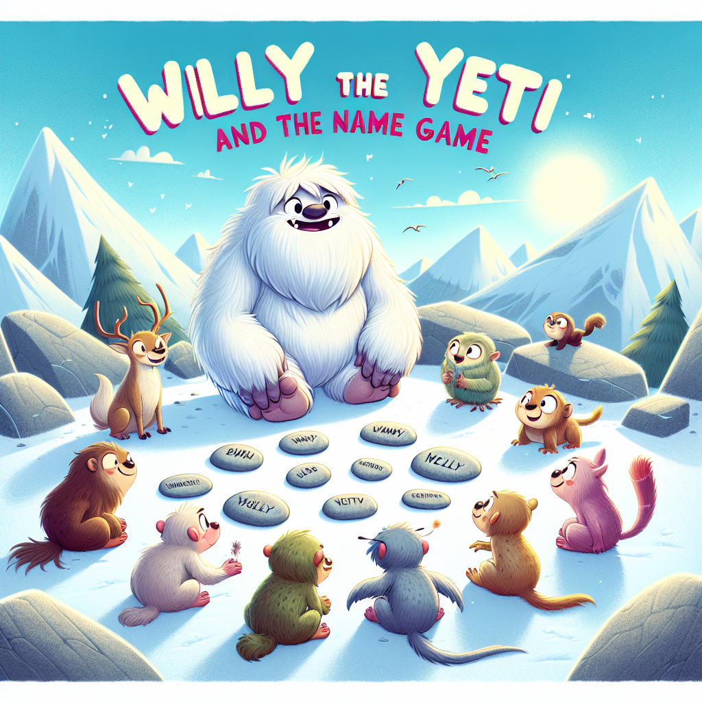 Generate audio story with fabul.io : Willy the Yeti and the Name Game
