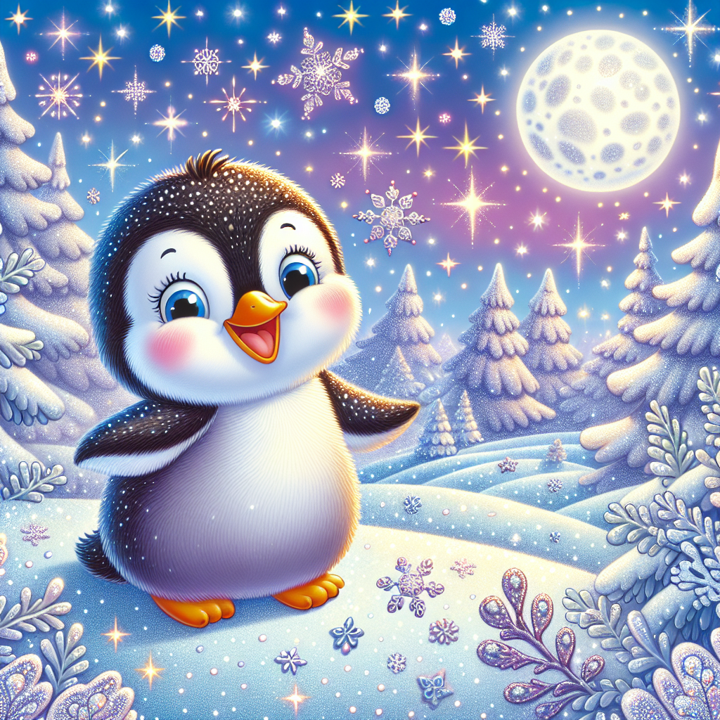 Generate audio story with fabul.io : Penny the Penguin and the Sparkling Snow