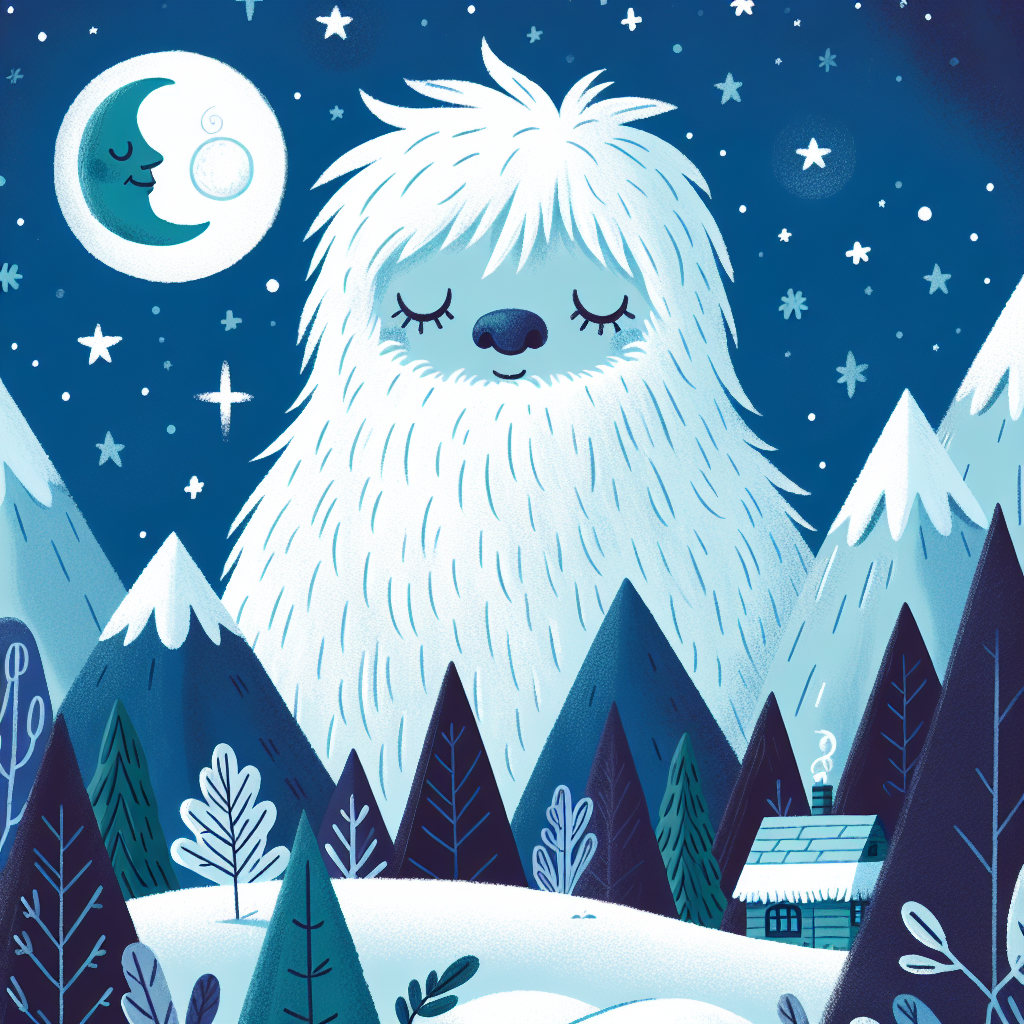 Generate audio story with fabul.io : The Sleepy Night with a Gentle Yeti