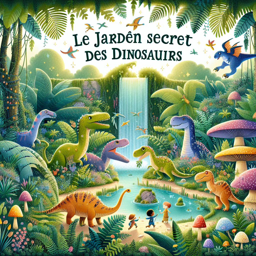 Generate audio story with fabul.io : Le Jardin Secret des Dinosaures