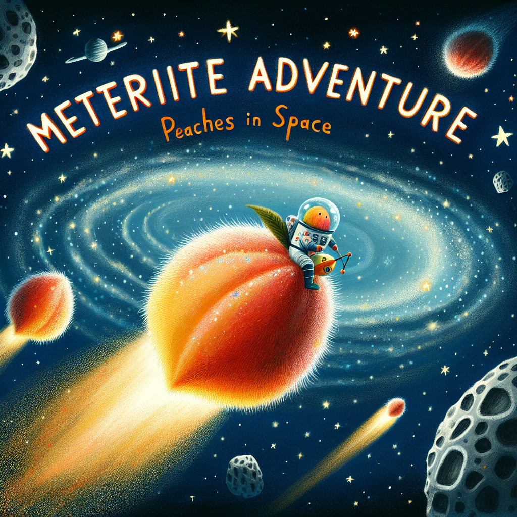 Generate audio story with fabul.io : Meteorite Adventure: Peaches in Space