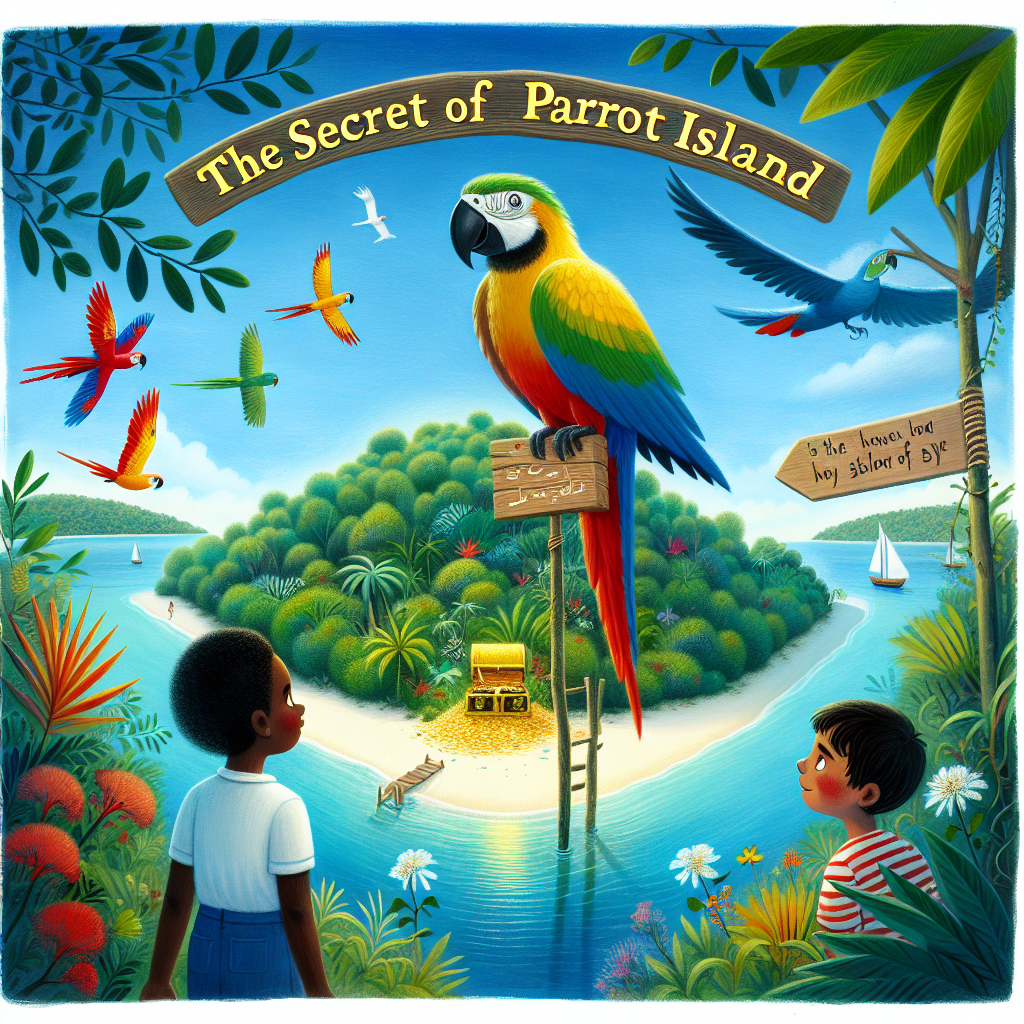 Generate audio story with fabul.io : The Secret of Parrot Island