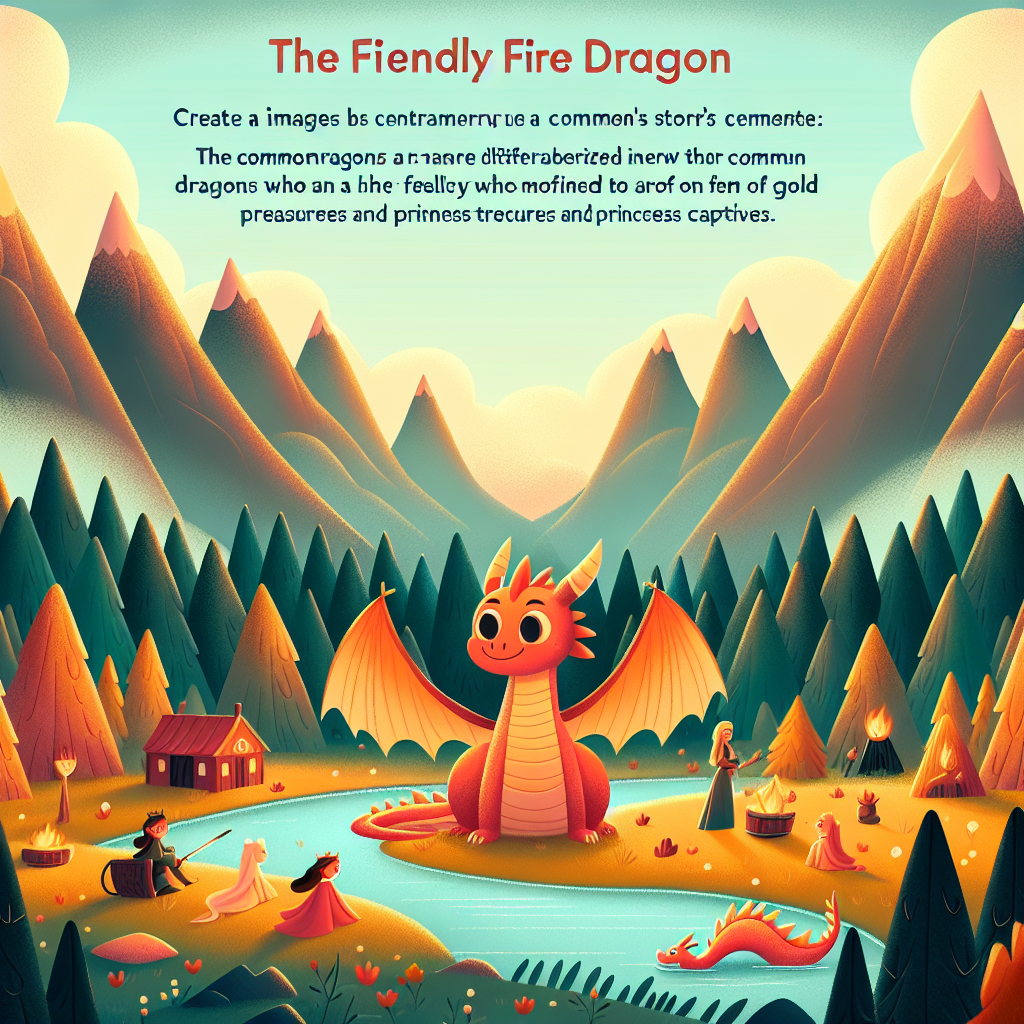Generate audio story with fabul.io : The Friendly Fire Dragon