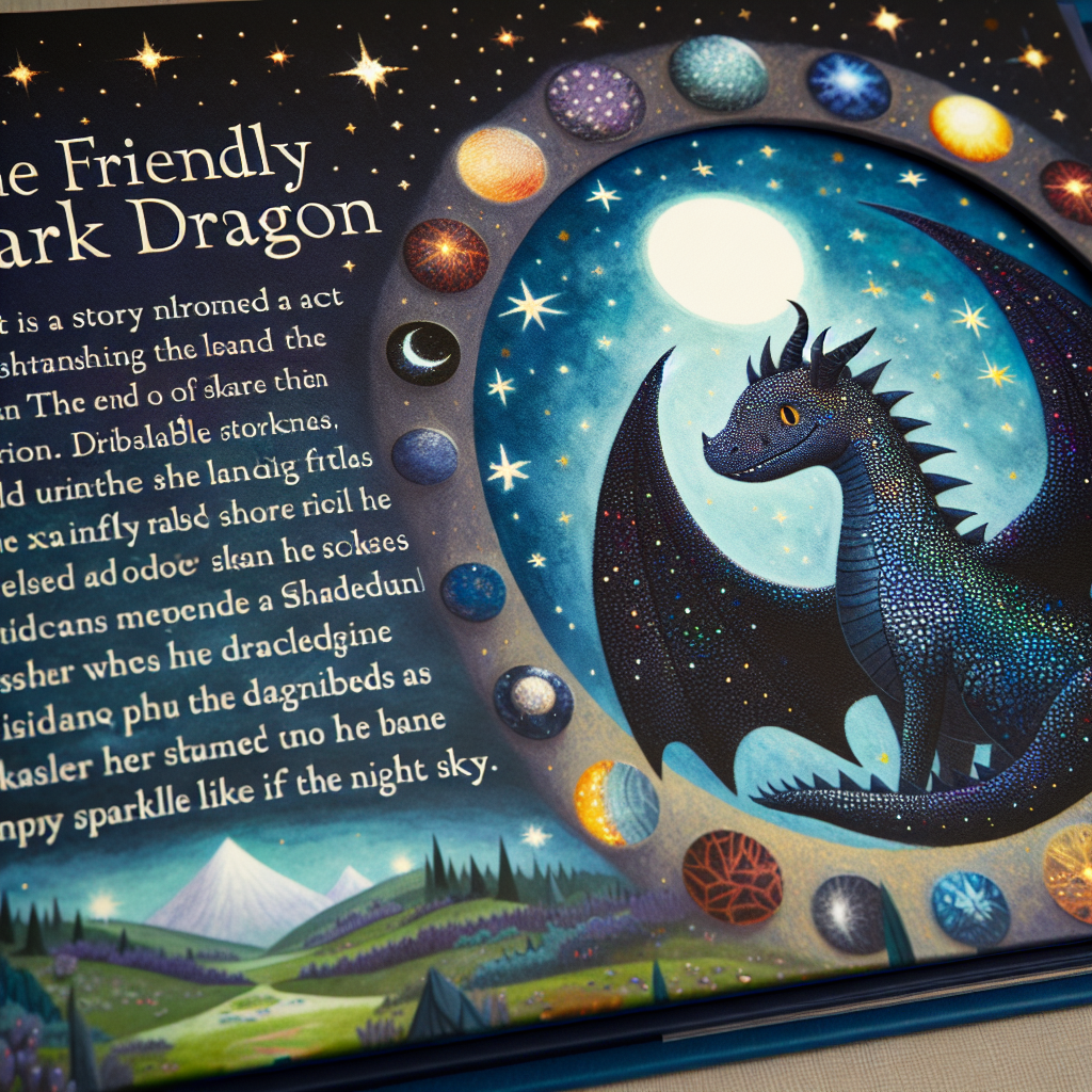 Generate audio story with fabul.io : The Friendly Dark Dragon