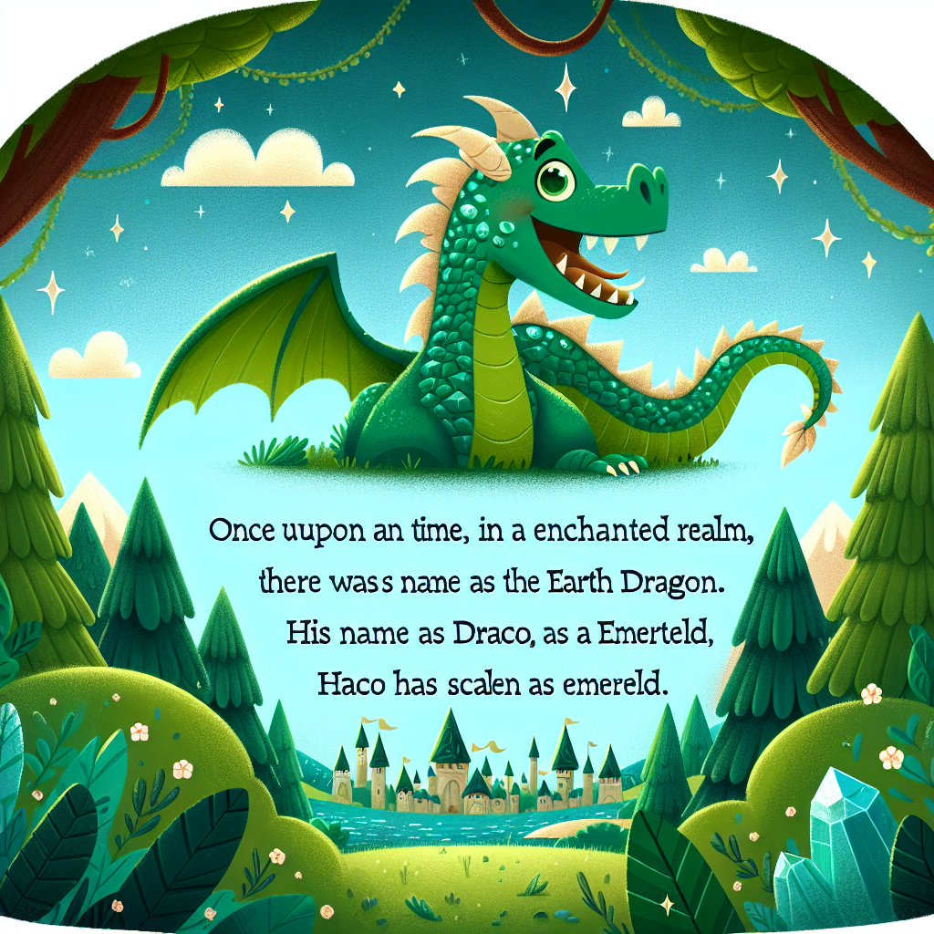 Generate audio story with fabul.io : O Dragão da Terra e a Floresta Misteriosa