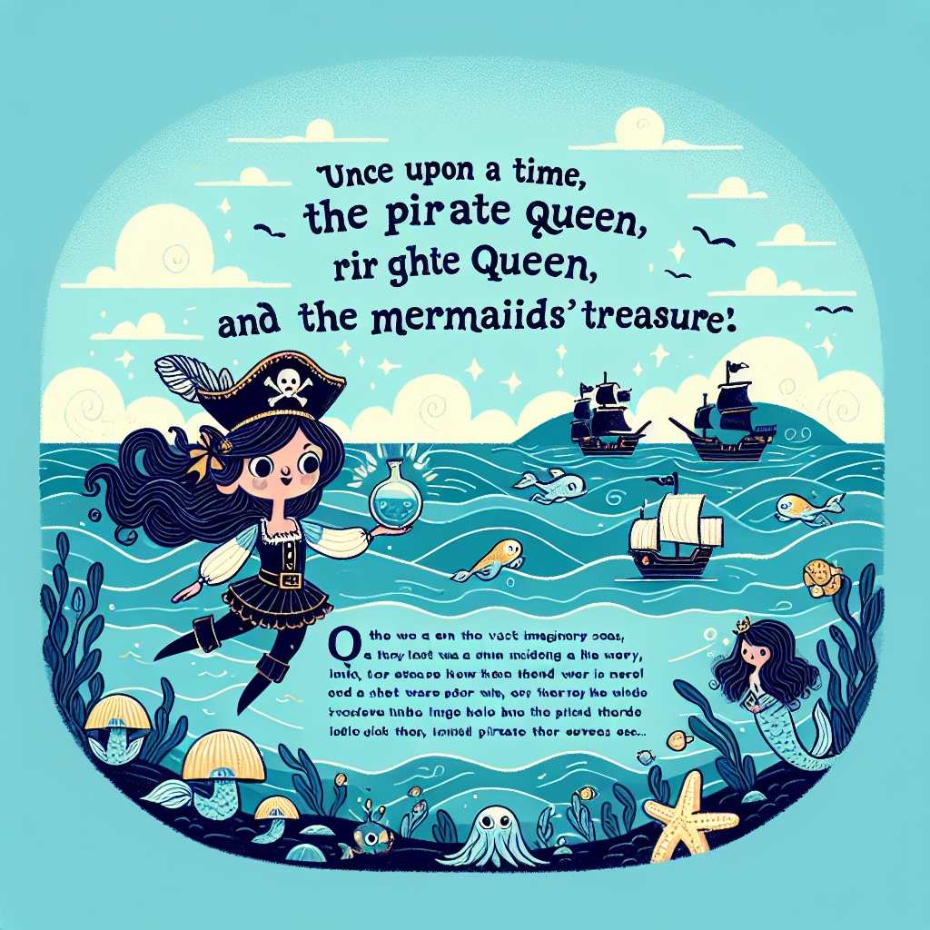 Generate audio story with fabul.io : Coline, la Reine des Pirates et le Trésor des Sirènes