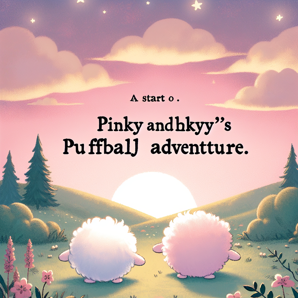 Generate audio story with fabul.io : Pinky and Binky's Puffball Adventure