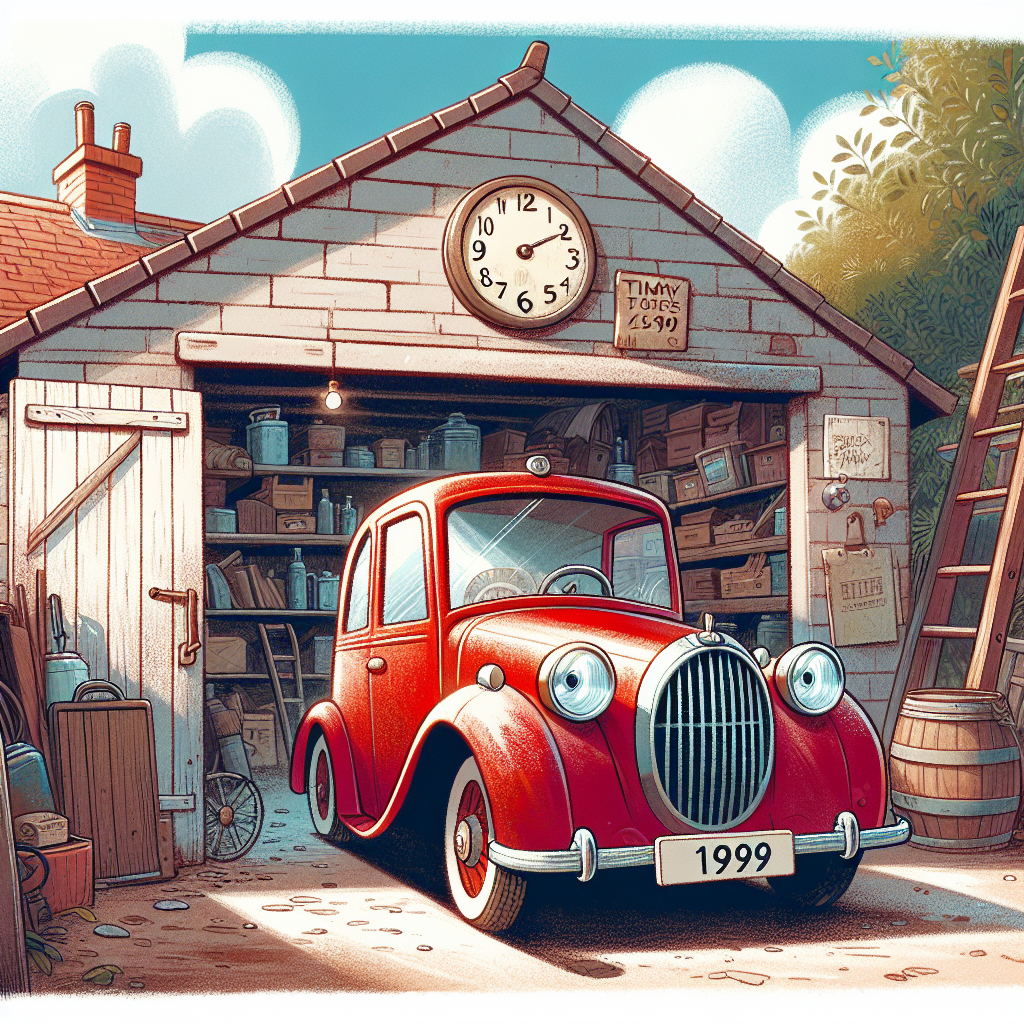 Generate audio story with fabul.io : Timmy's Time-Traveling Car Adventure