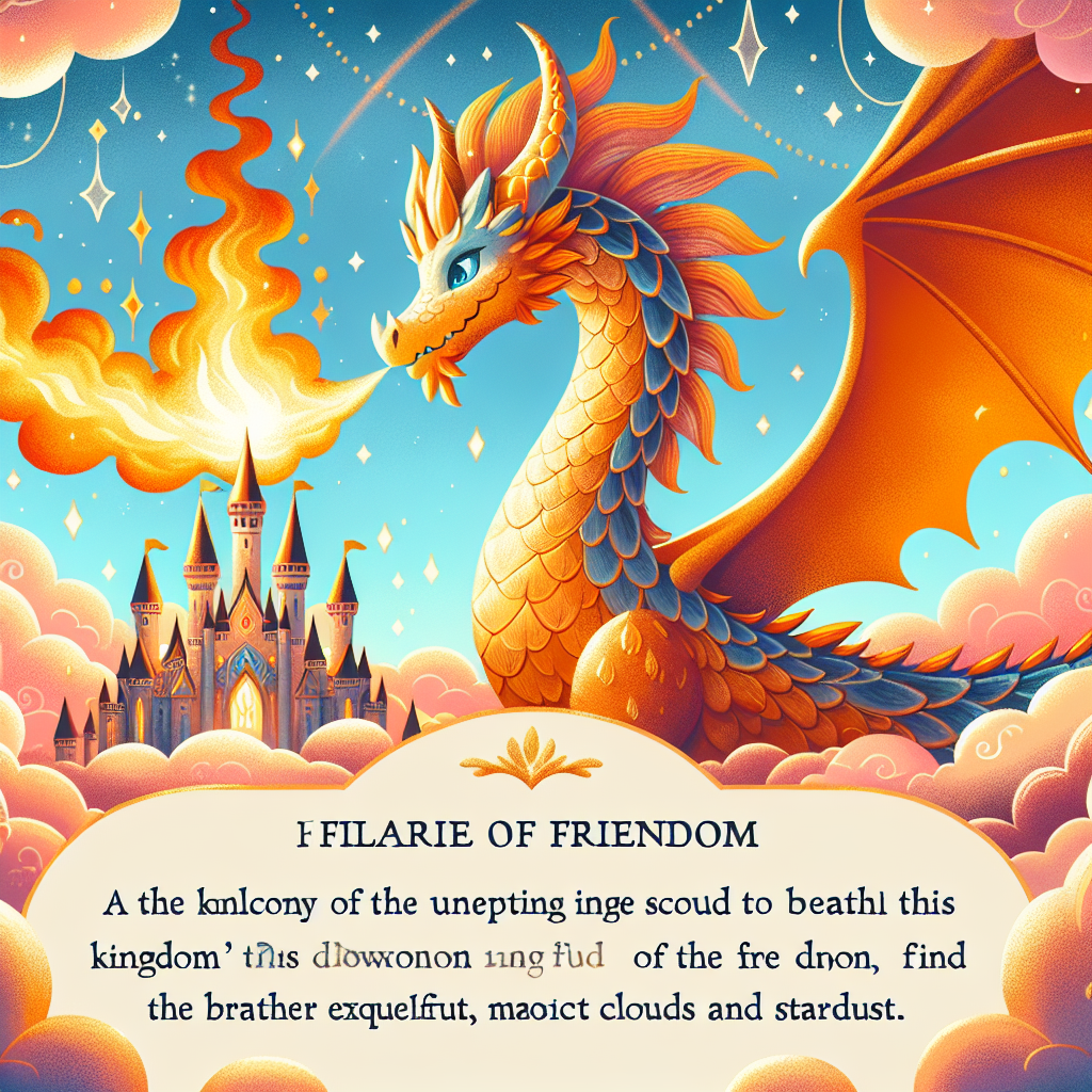 Generate audio story with fabul.io : The Fire Dragon's Flame of Friendship