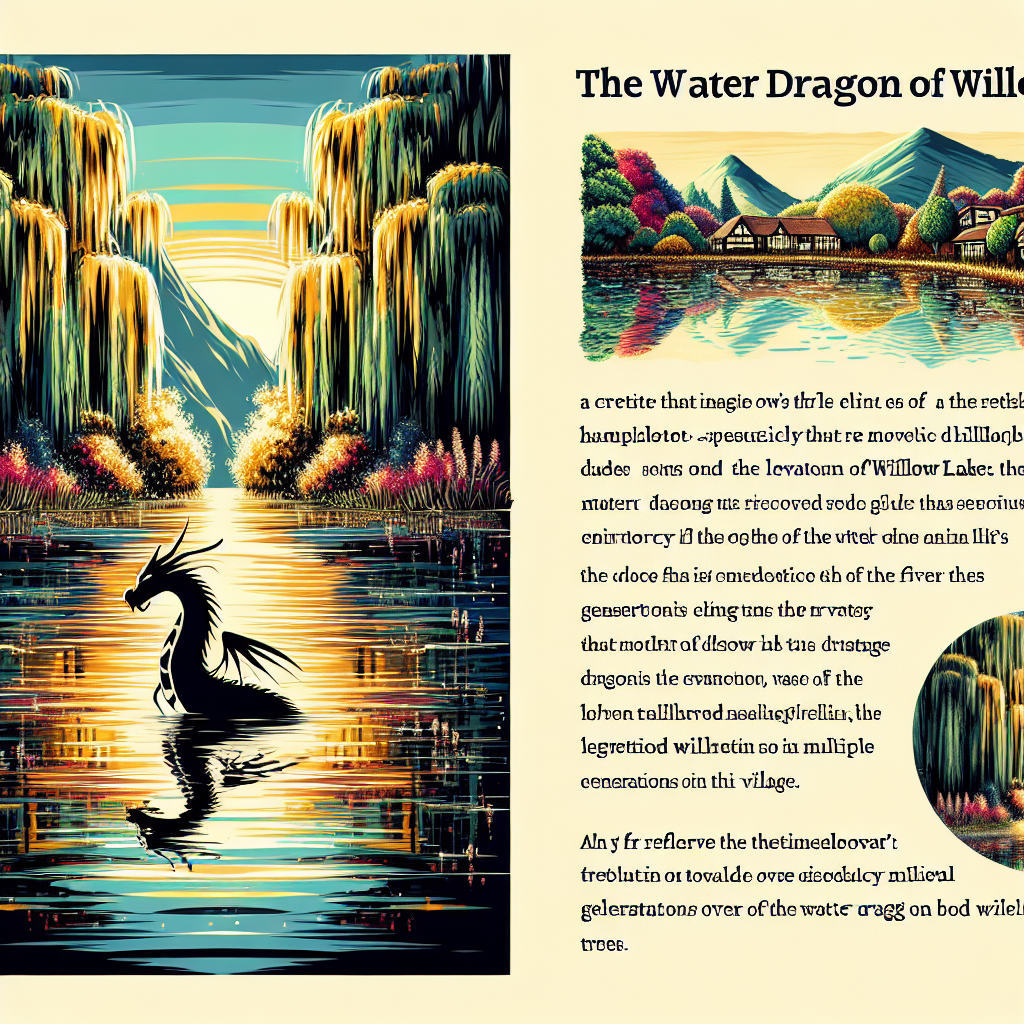 Generate audio story with fabul.io : The Water Dragon of Willow Lake