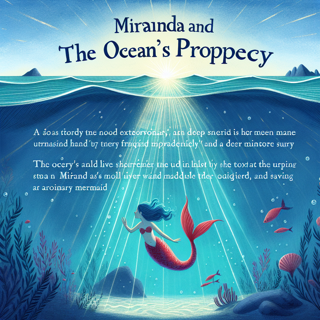 Generate audio story with fabul.io : Miranda and the Ocean's Prophecy