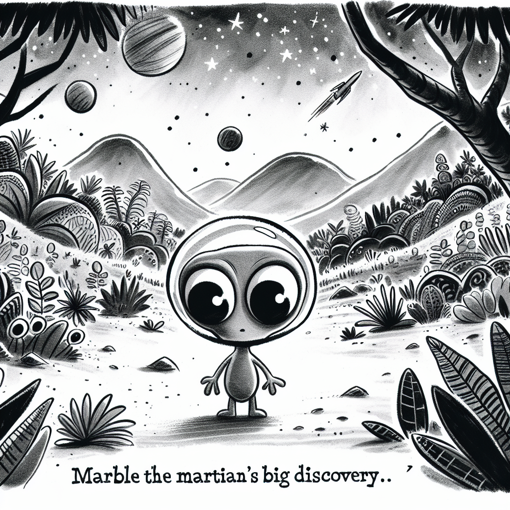 Generate audio story with fabul.io : Marble the Martian's Big Discovery