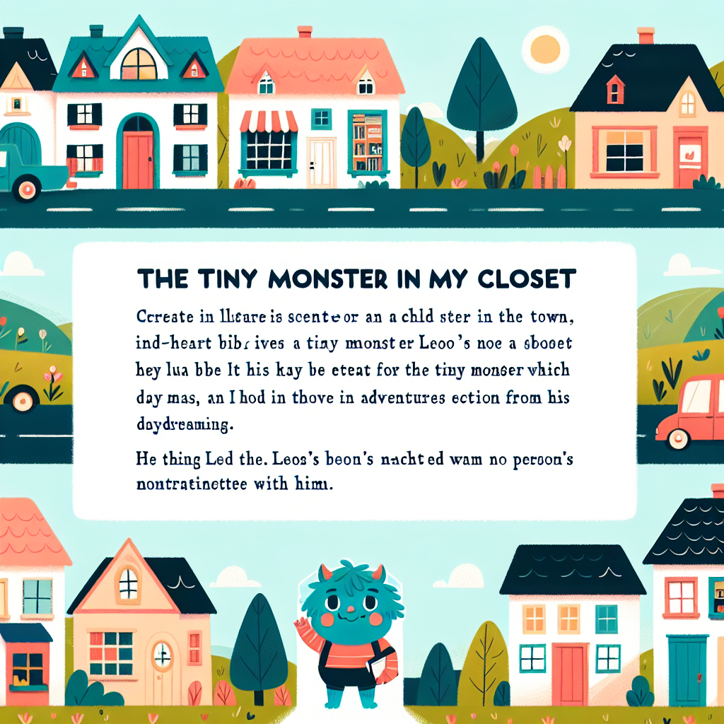 Generate audio story with fabul.io : The Tiny Monster in My Closet