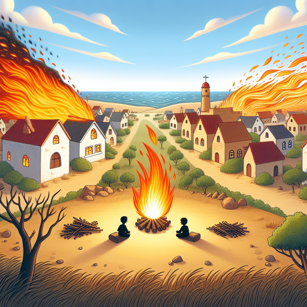 Generate audio story with fabul.io : Pertempuran Api dan Angin di Kampung Negev