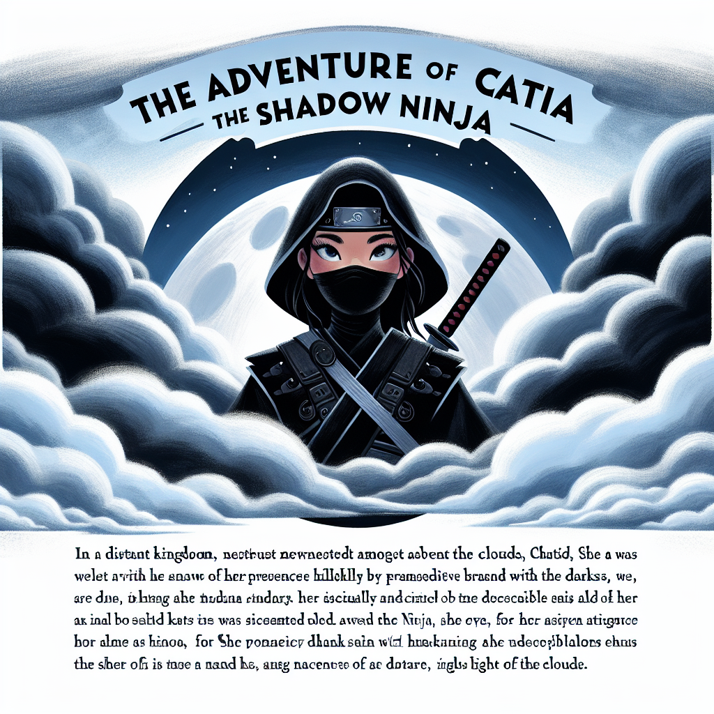 Generate audio story with fabul.io : L'aventure de Catia, la Ninja de l'Ombre