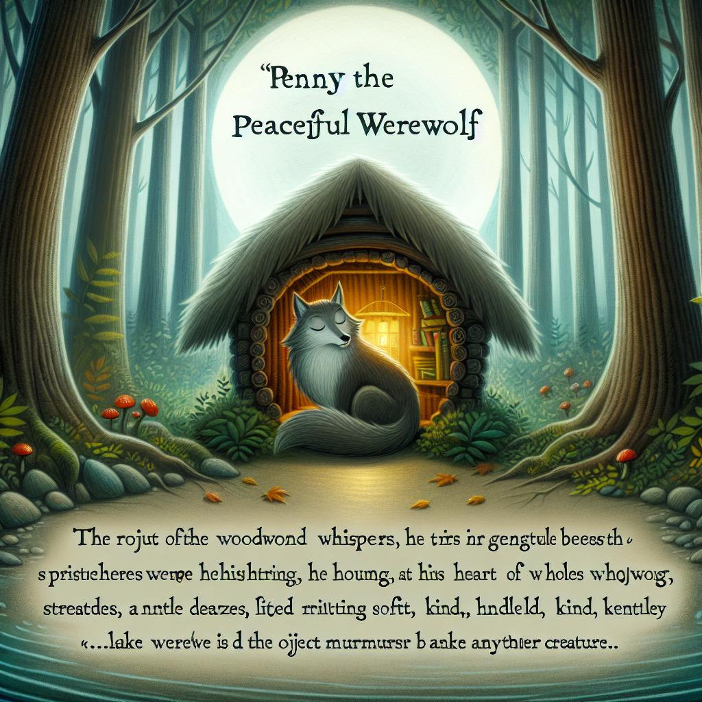 Generate audio story with fabul.io : Penny the Peaceful Werewolf