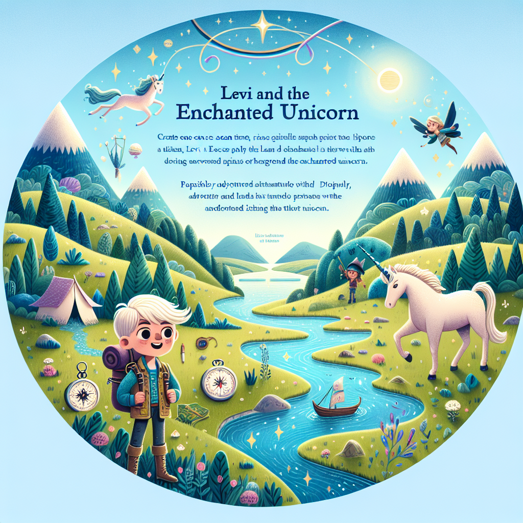 Generate audio story with fabul.io : Levi and the Enchanted Unicorn