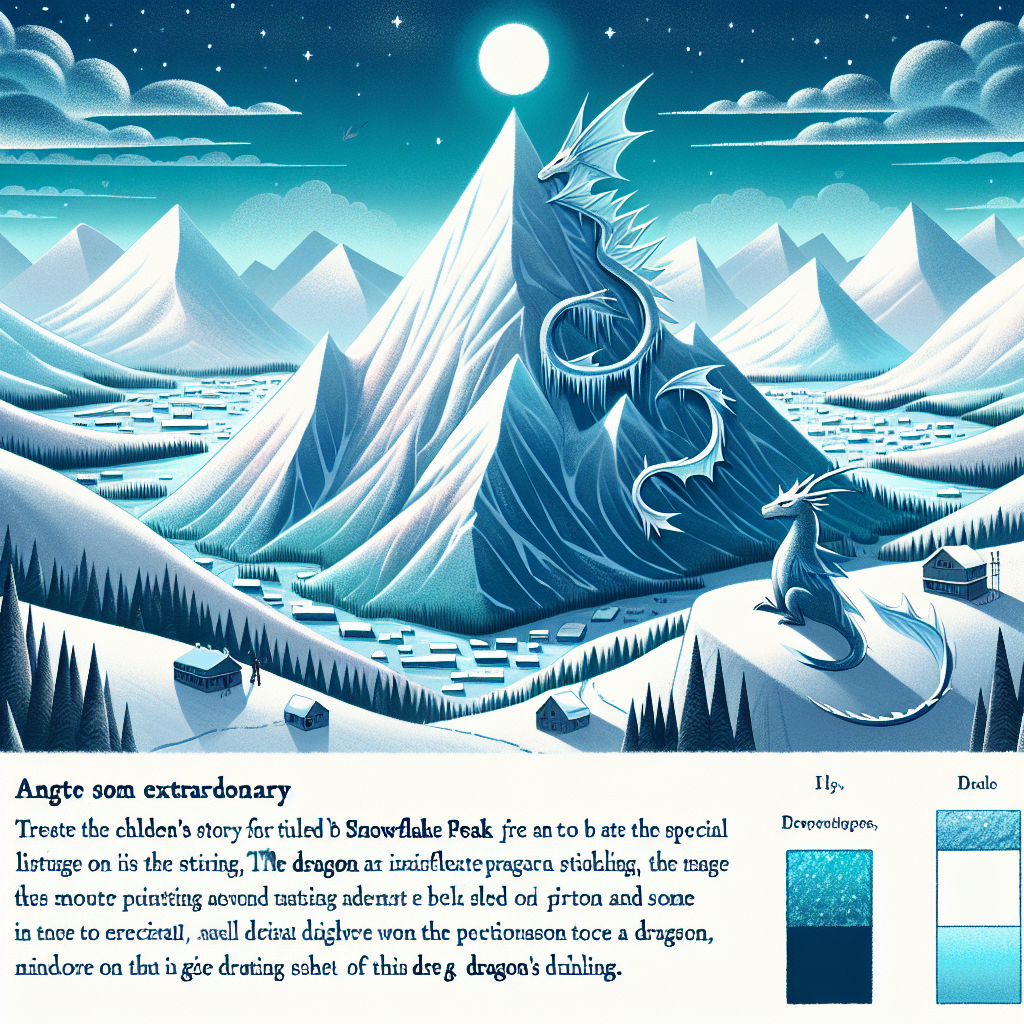 Generate audio story with fabul.io : The Ice Dragon of Snowflake Peak