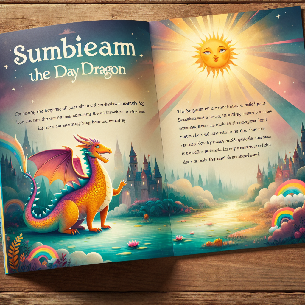 Generate audio story with fabul.io : Sunbeam the Day Dragon