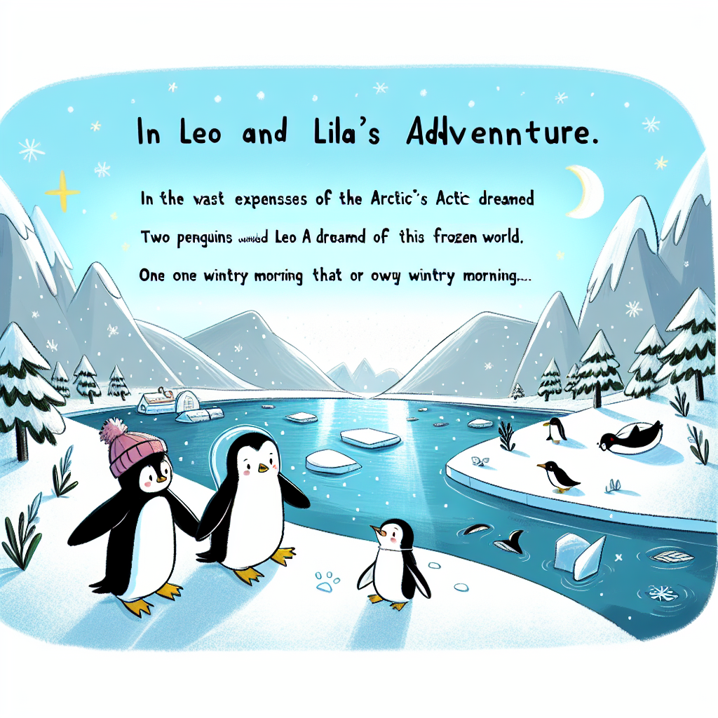 Generate audio story with fabul.io : L'aventure arctique de Léo et Lila