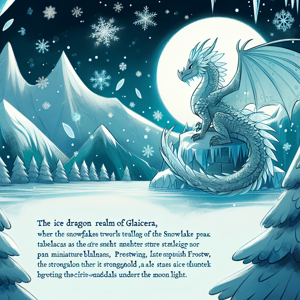 Generate audio story with fabul.io : The Ice Dragon of Snowflake Peak