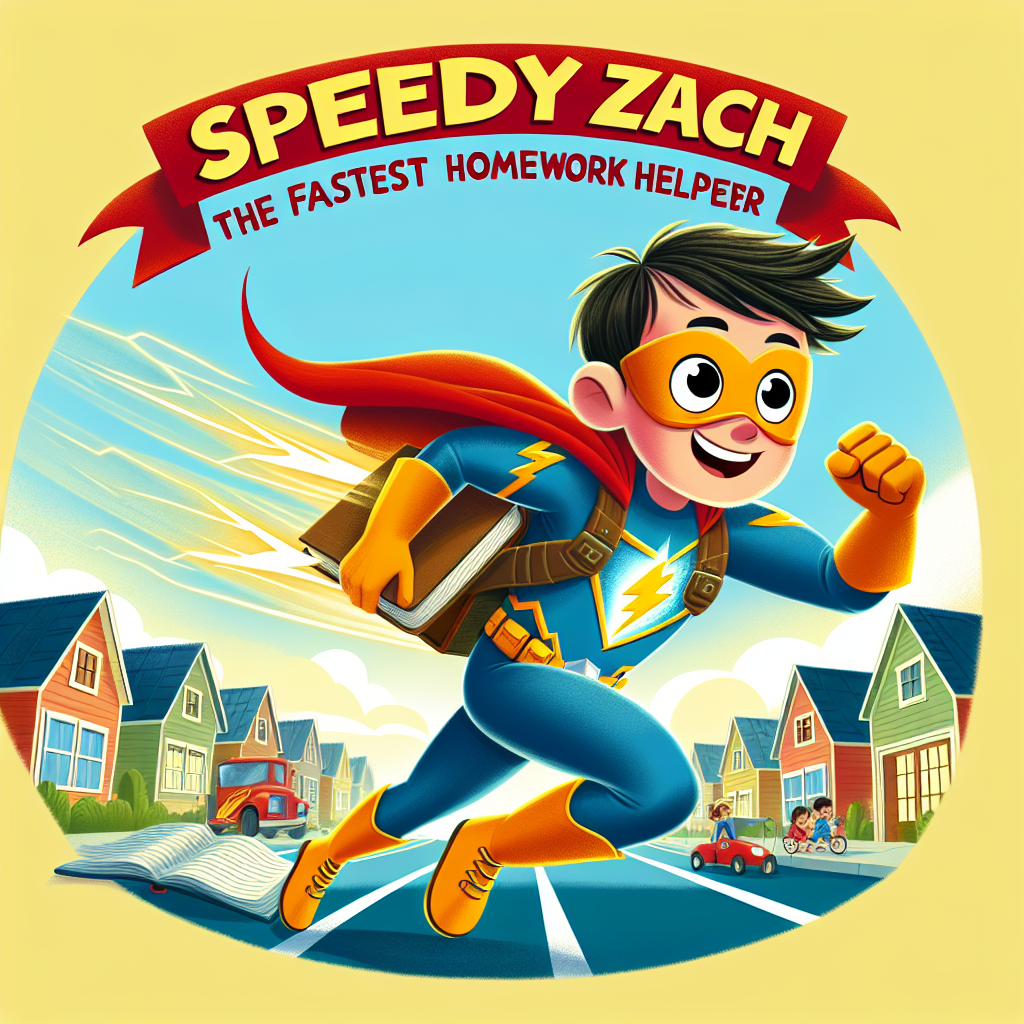 Generate audio story with fabul.io : Speedy Zach: The Fastest Homework Helper