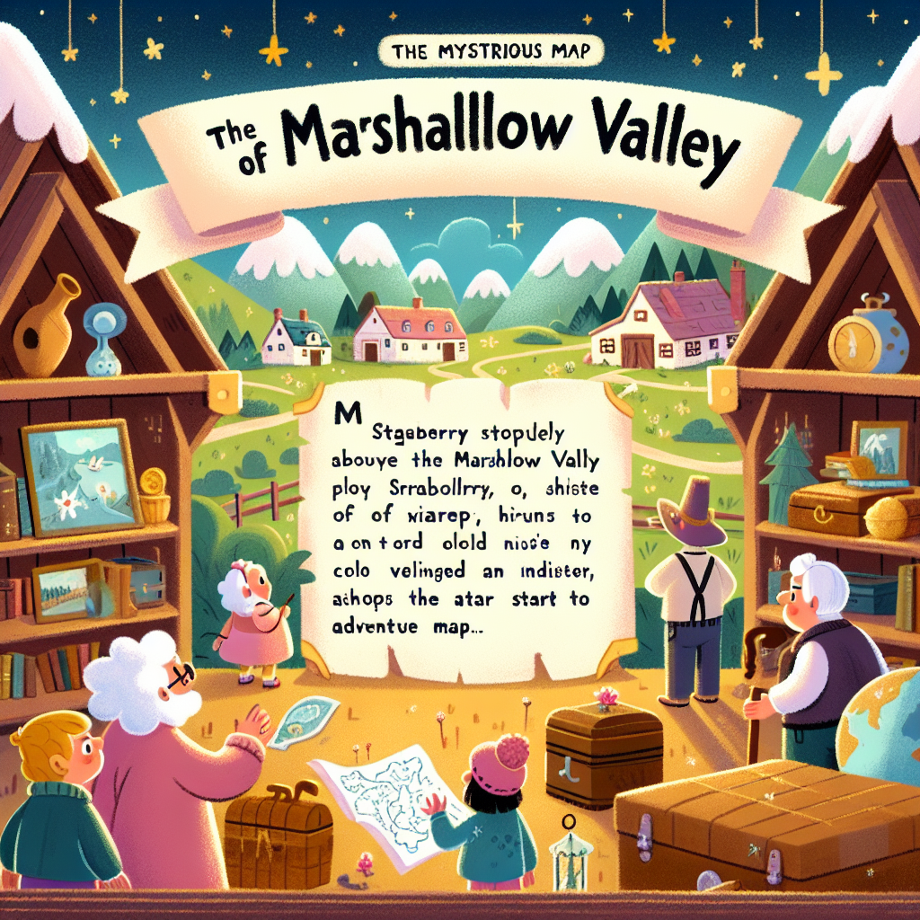 Generate audio story with fabul.io : The Mysterious Map of Marshmallow Valley