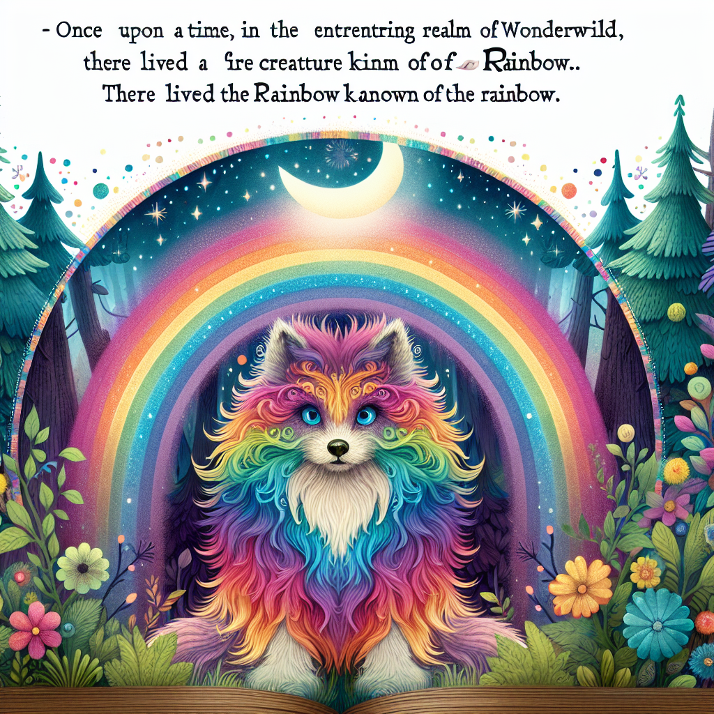 Generate audio story with fabul.io : The Lost Rainbow of Wonderwild
