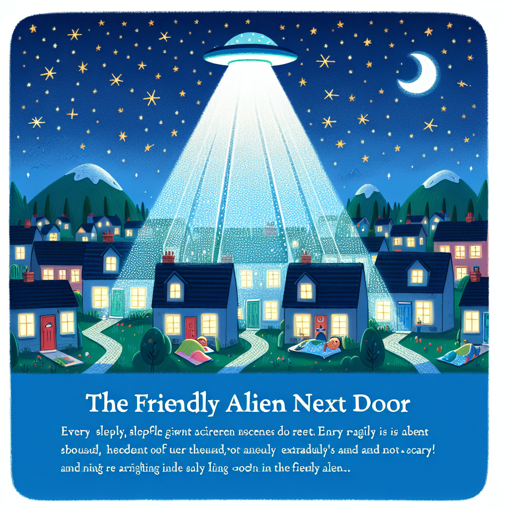 Generate audio story with fabul.io : The Friendly Alien Next Door
